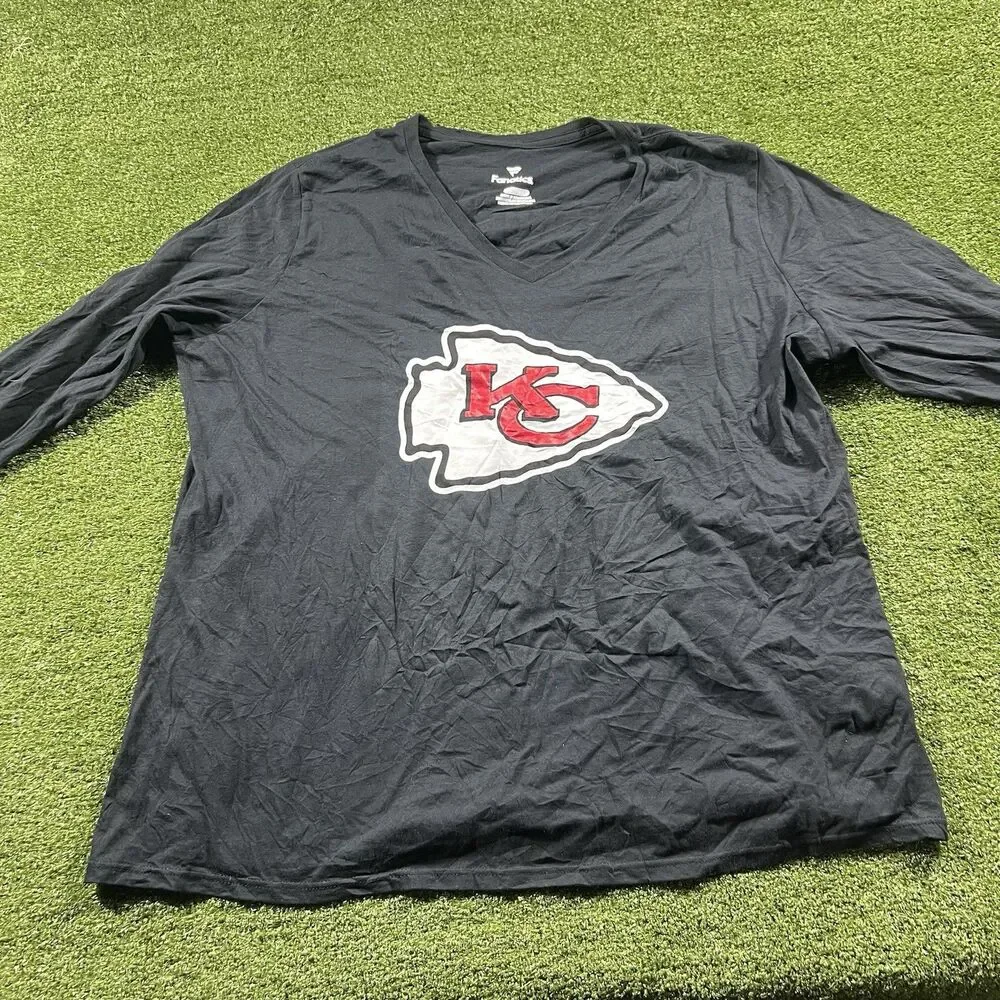 Majestic Kansas City Chiefs Womens Long Sleeve T-Shirt 3XL